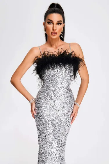Bailey Sequin Midi Dress