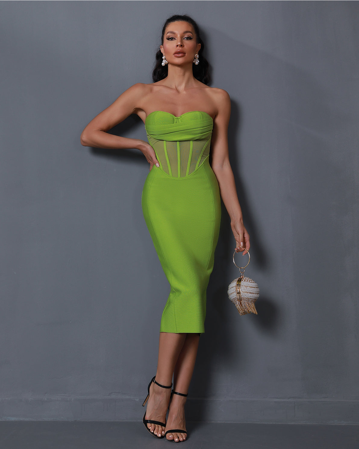 Gani Bandage Midi Dress