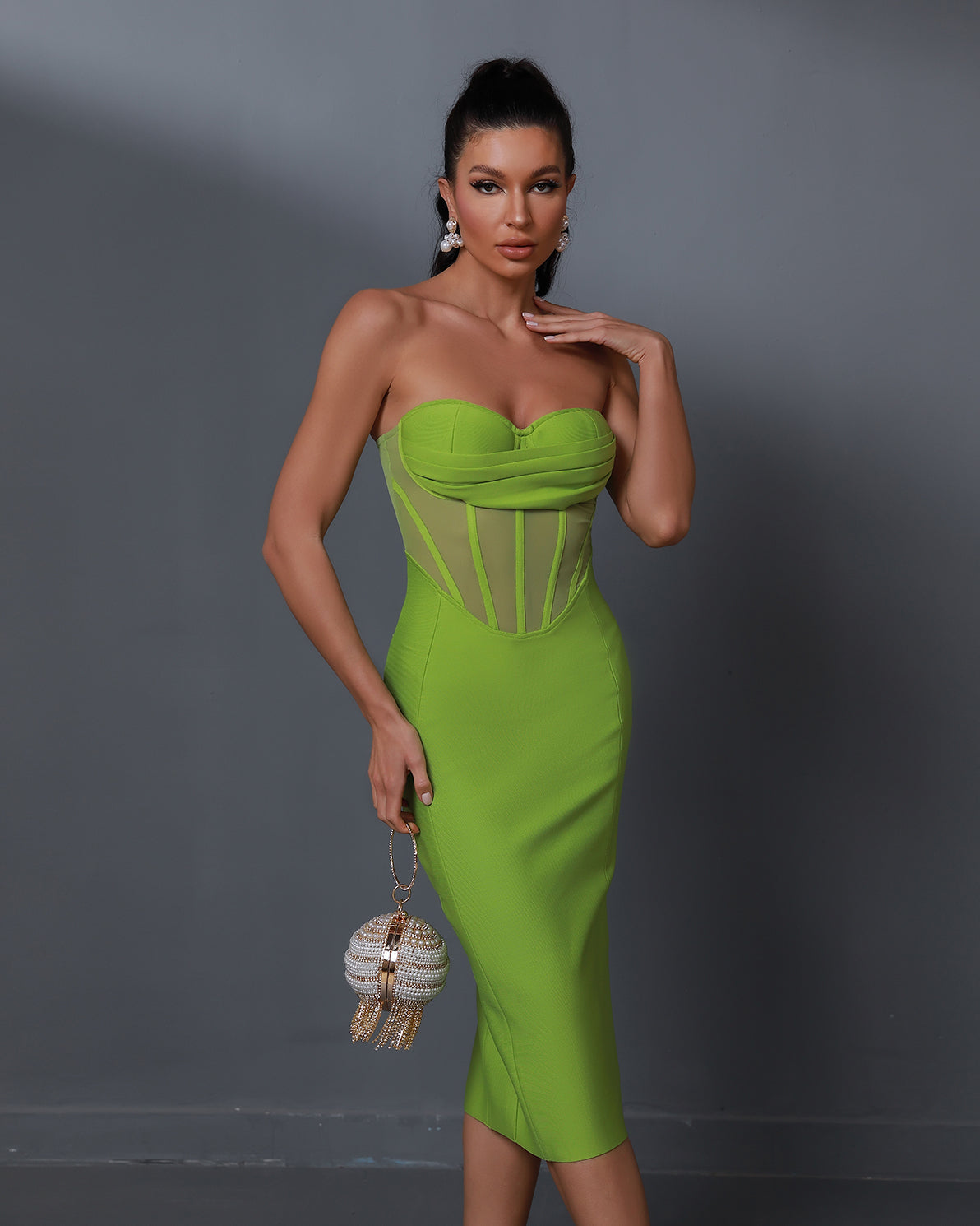 Gani Bandage Midi Dress