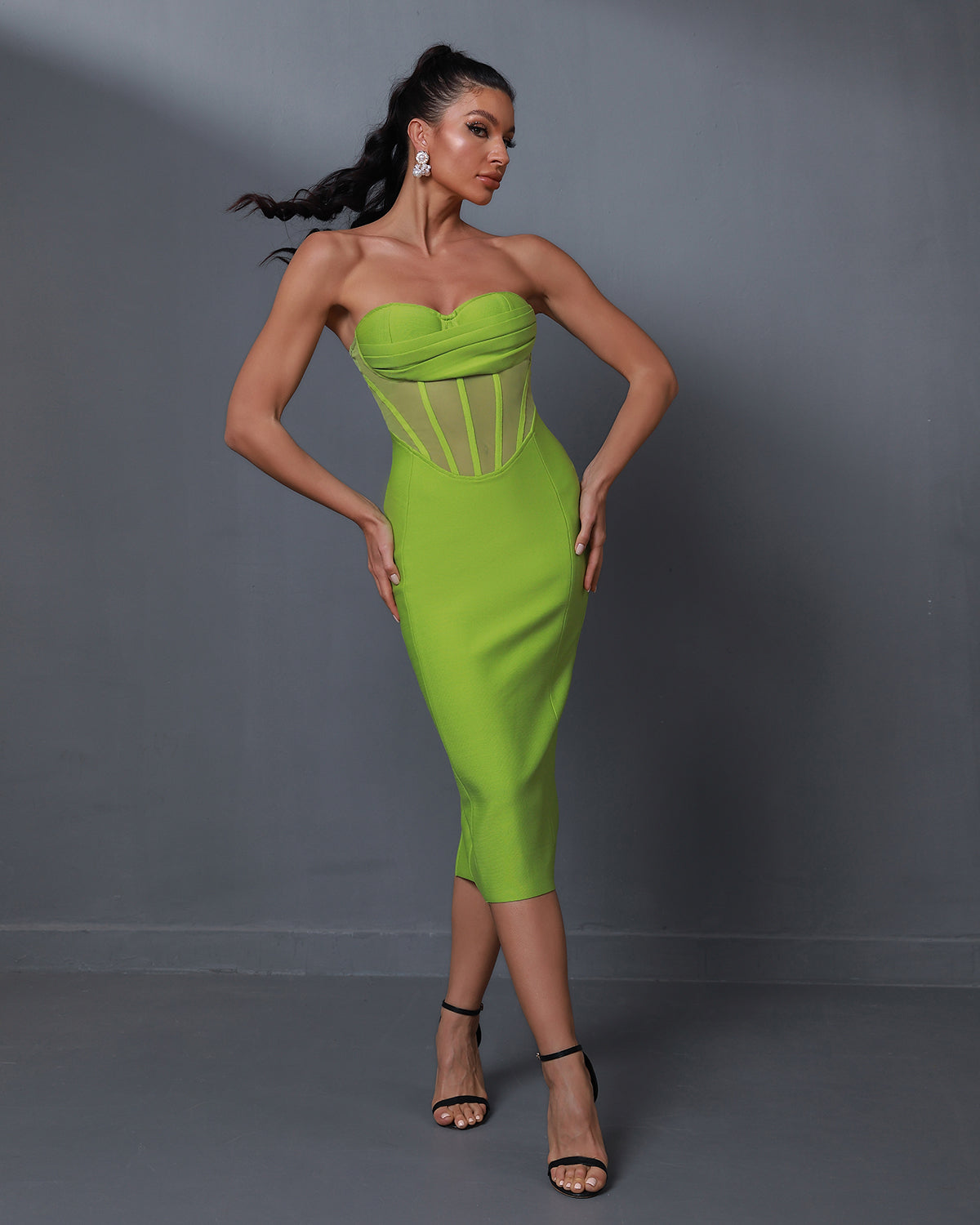 Gani Bandage Midi Dress