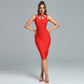 Amina Midi Bandage Dress