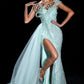 Nneka Sequin Mesh Floral Maxi Dress
