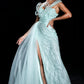 Nneka Sequin Mesh Floral Maxi Dress