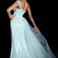 Nneka Sequin Mesh Floral Maxi Dress