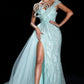 Nneka Sequin Mesh Floral Maxi Dress