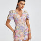 Helena Lace 3D Floral Mini Dress