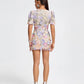 Helena Lace 3D Floral Mini Dress
