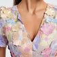 Helena Lace 3D Floral Mini Dress