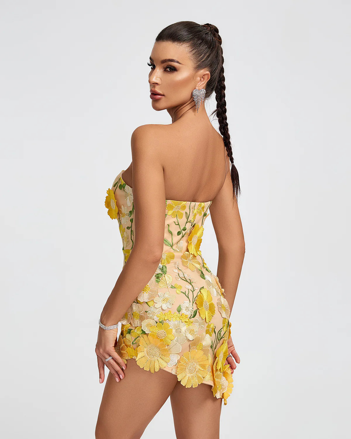 Summer Flower Mini Dress