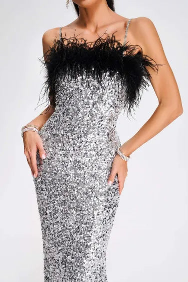 Bailey Sequin Midi Dress