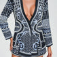 Pearl Dole Beaded Blazer Dress