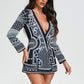 Pearl Dole Beaded Blazer Dress