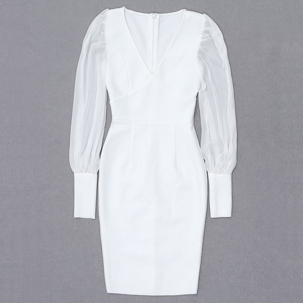 Maryam White Mini Dress