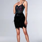 Mini Tala Sequin Feather Dress