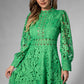 Vintage Green Lace Midi Dress