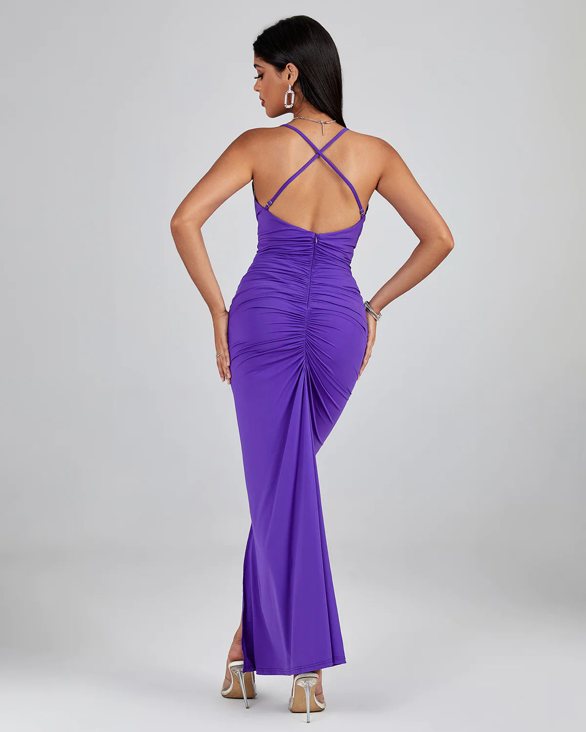 Bonny Midi Backless Dress