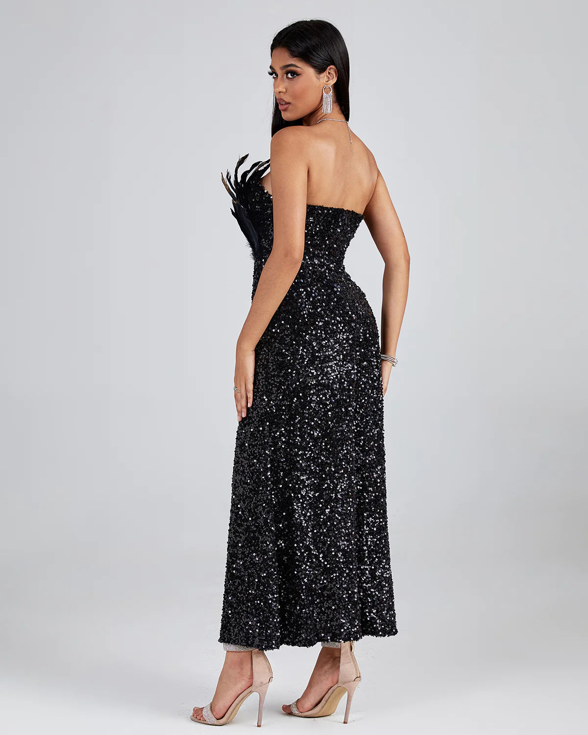 ghazi Midi Sequin Dress