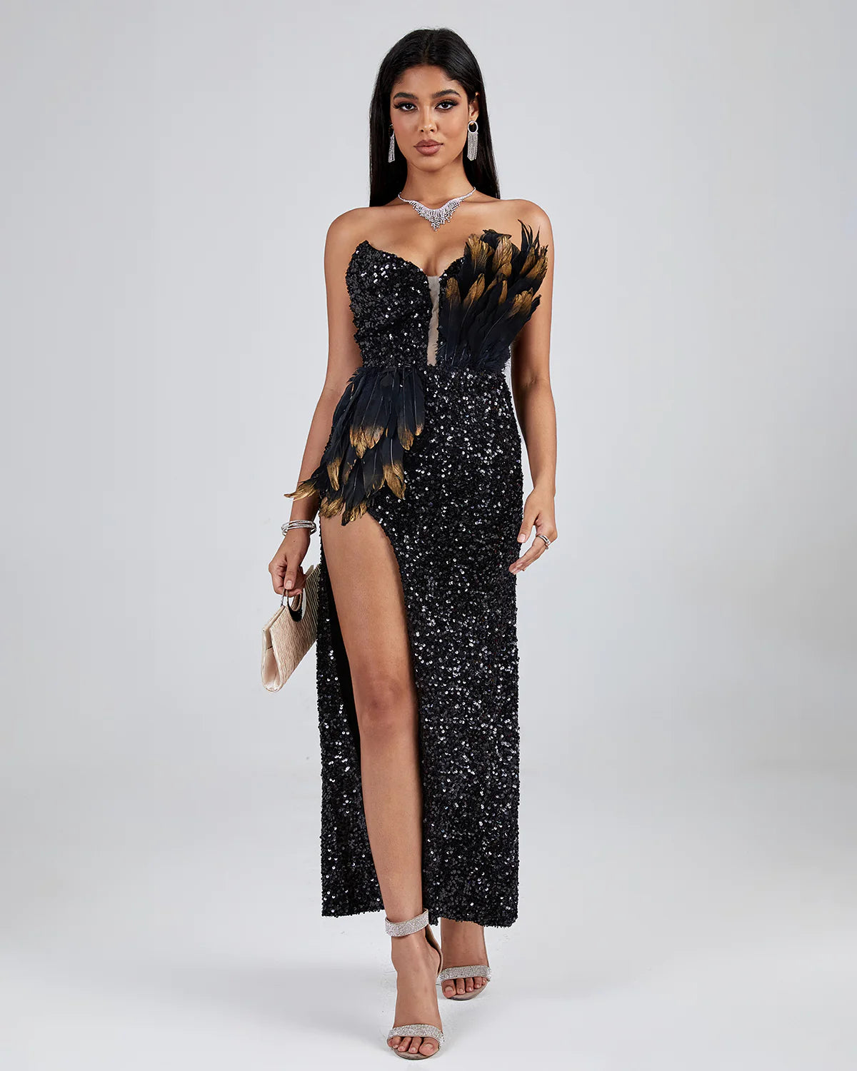 ghazi Midi Sequin Dress