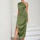 Mehri Midi Maxi Khaki Dress