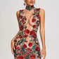 Flower Rose Mini Dress