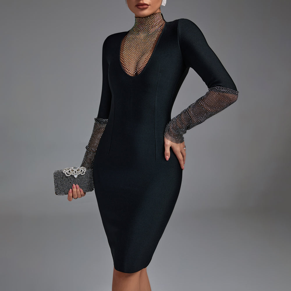 Sharareh Bandage Midi Dress