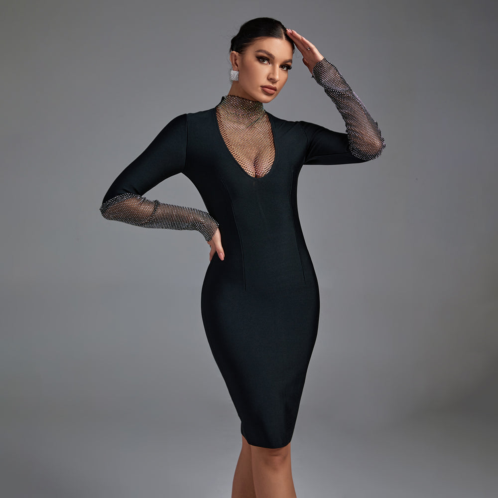 Sharareh Bandage Midi Dress