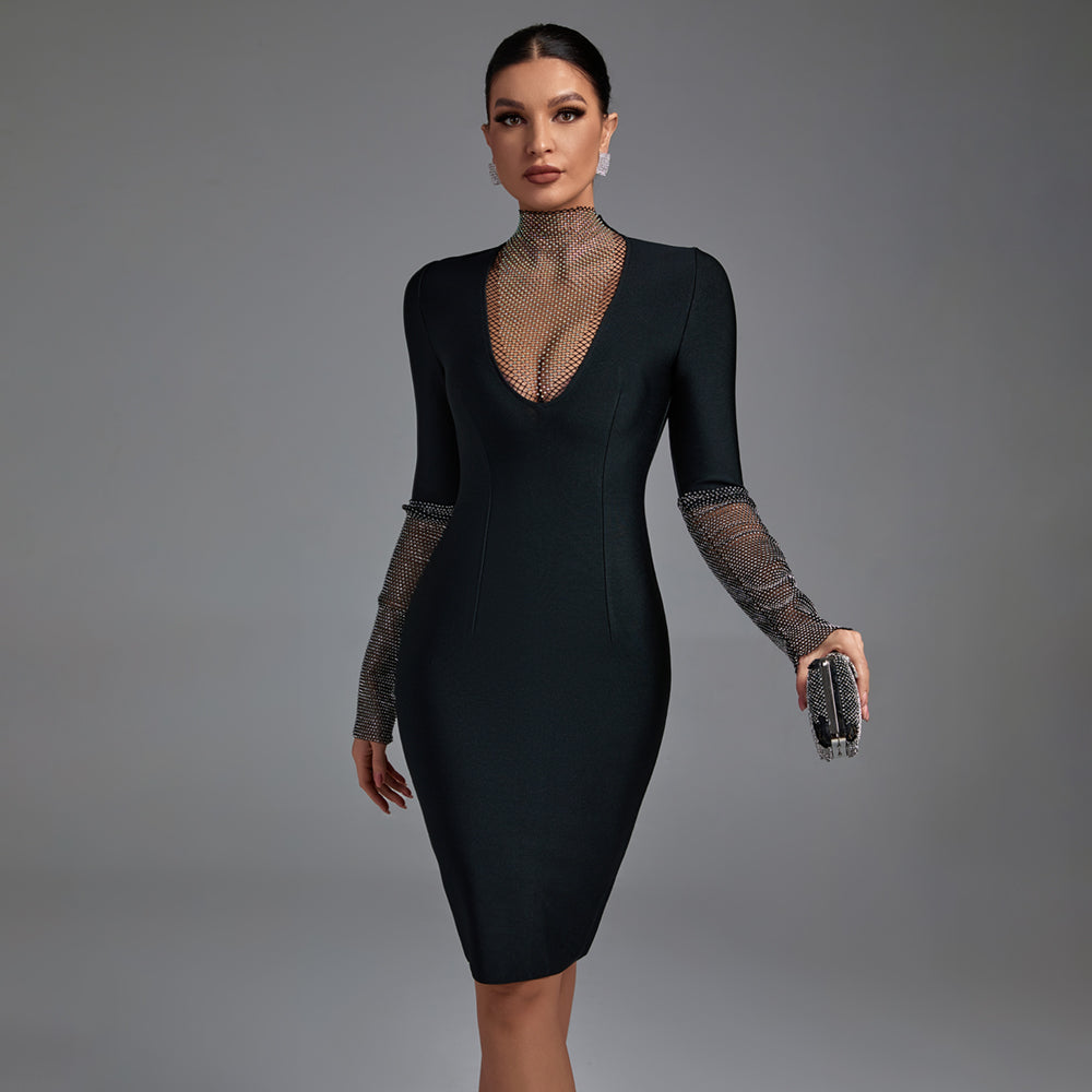 Sharareh Bandage Midi Dress