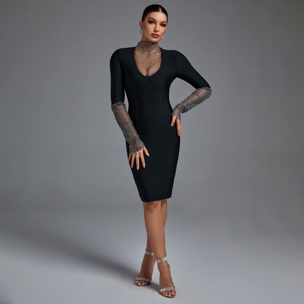 Sharareh Bandage Midi Dress