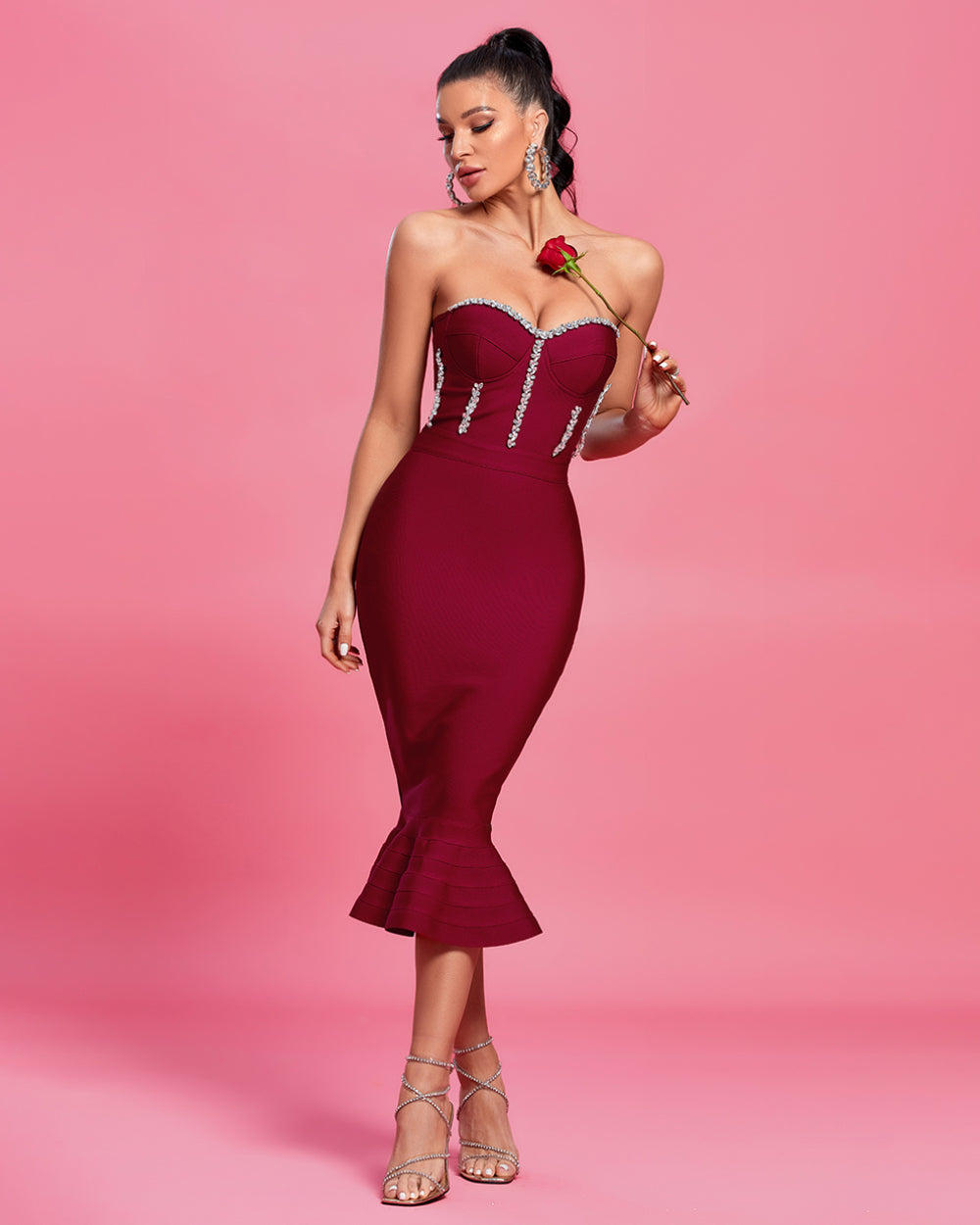 Telka Midi Bandage Dress