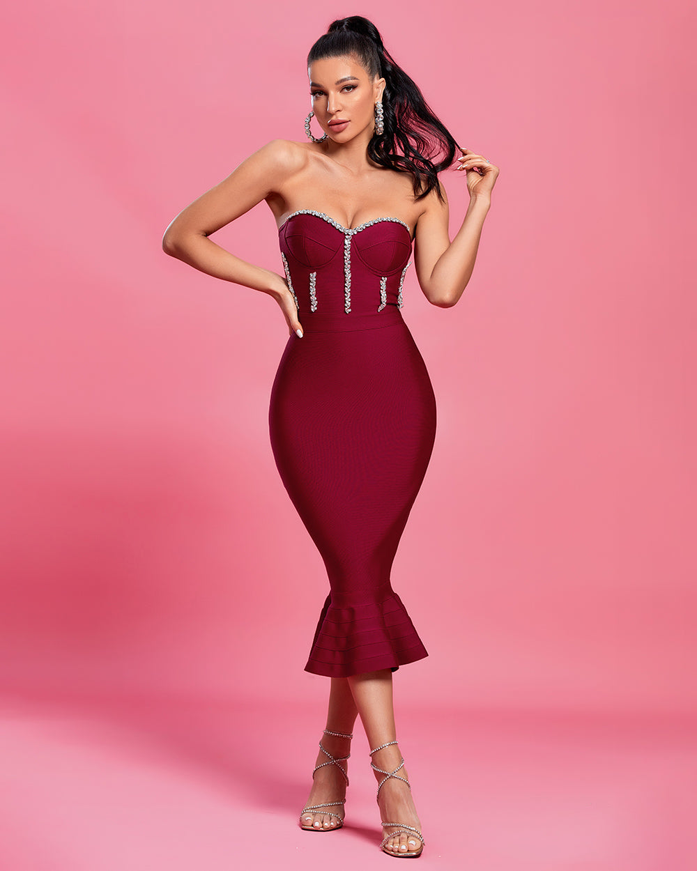 Telka Midi Bandage Dress