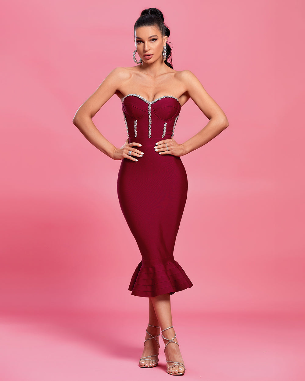 Telka Midi Bandage Dress