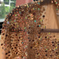 Midi Zar Crystal Handmade Dress