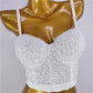 Bustier Cami Corset Bridal White