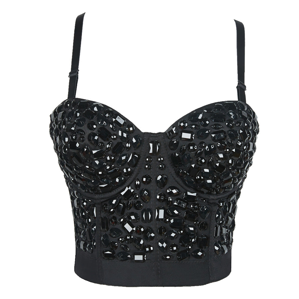 Bustier Cami Corset Siah Sang