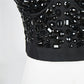 Bustier Cami Corset Siah Sang