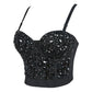 Bustier Cami Corset Siah Sang