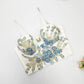 Bustier Cami Corset Flower Sefid