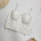 Bustier Cami Corset Sefid Par