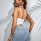 Bustier Cami Corset Sefid Par