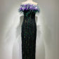 Green Glam Ziba Maxi Dress