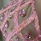 Handmade Crystal Barbie Pink Maxi
